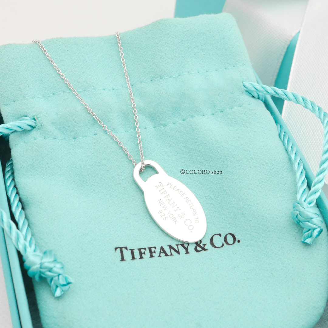 素晴らしい価格 【極美品】TIFFANY&Co.リターントゥ オーバル タグ