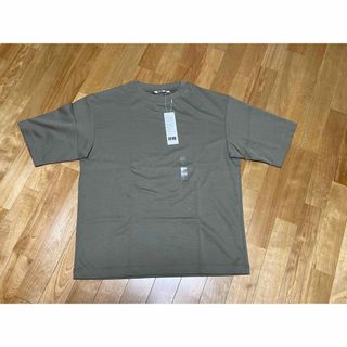 ユニクロ(UNIQLO)のエアリズムコットンオーバーサイズTシャツ(5分袖) Uniqlo U ユニクロ(Tシャツ/カットソー(半袖/袖なし))