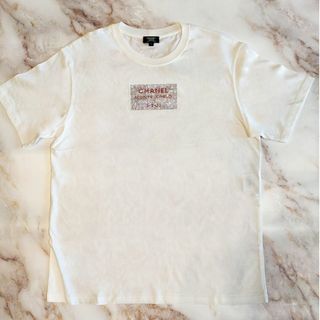 シャネル(CHANEL)のシャネル モンテカルロ ラインストーン ロゴ Tシャツ 非売品(Tシャツ(半袖/袖なし))