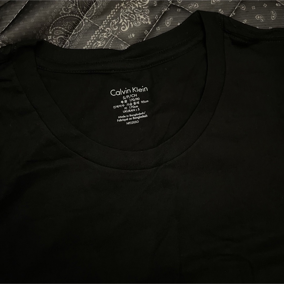 Calvin Klein(カルバンクライン)の新品人気 Calvin Klein Tシャツ S カルバンクライン 黒 ブラック メンズのトップス(Tシャツ/カットソー(半袖/袖なし))の商品写真