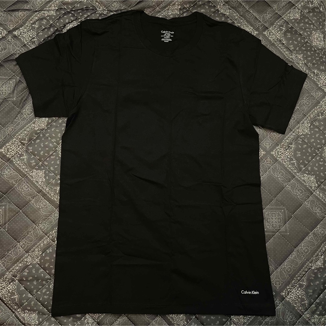 Calvin Klein(カルバンクライン)の新品人気 Calvin Klein Tシャツ S カルバンクライン 黒 ブラック メンズのトップス(Tシャツ/カットソー(半袖/袖なし))の商品写真