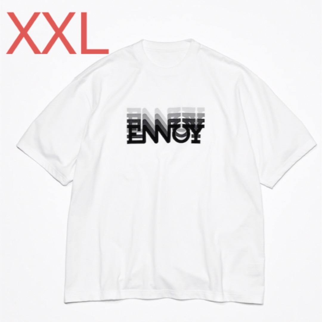 1LDK SELECT(ワンエルディーケーセレクト)のennoy ELECTRIC LOGO GRADATION T-SHIRT  メンズのトップス(Tシャツ/カットソー(半袖/袖なし))の商品写真