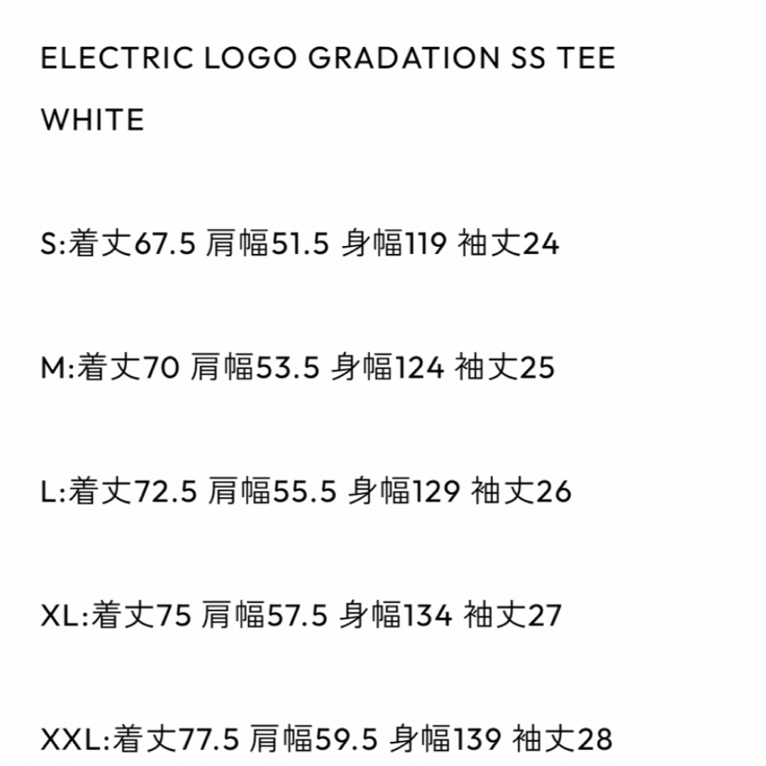 1LDK SELECT(ワンエルディーケーセレクト)のennoy ELECTRIC LOGO GRADATION T-SHIRT  メンズのトップス(Tシャツ/カットソー(半袖/袖なし))の商品写真