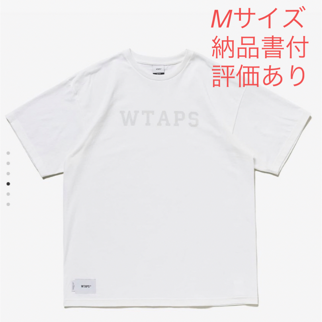 Tシャツ/カットソー(半袖/袖なし)【Mサイズ】WTAPS COLLEGE TEE SS COTTON WHITE