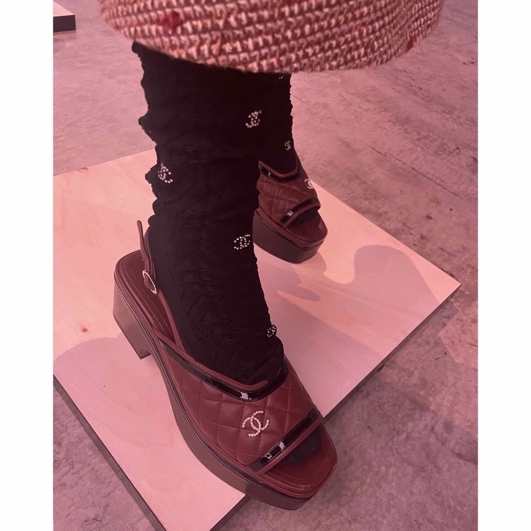 CHANEL - 激レア♪ 最新作 CHANEL シャネル 靴下 ソックス の通販 by CHANEL - 激レア♪ 最新作 CHANEL シャネル 靴下 ソックス の通販 by