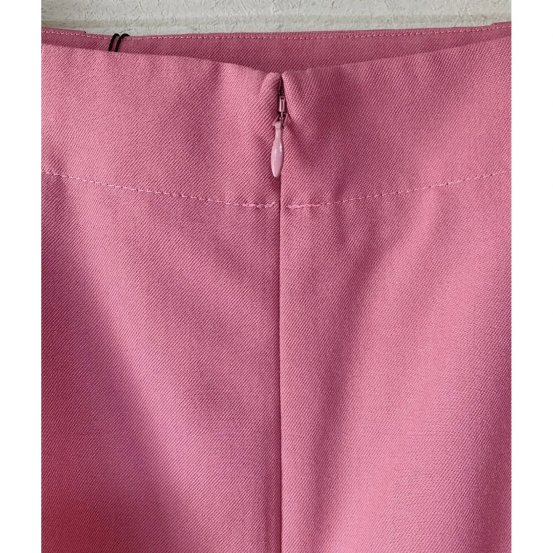 新品＊ebure   ロングパネルスカート  ピンク  サイズ36 4