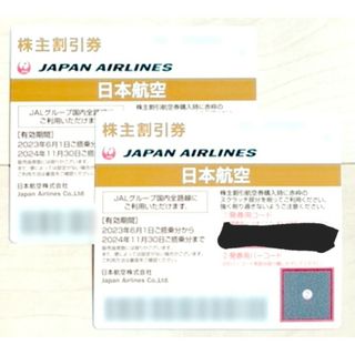 ジャル(ニホンコウクウ)(JAL(日本航空))の(訳あり・使用可)JAL株主優待 株主割引券 2枚(その他)