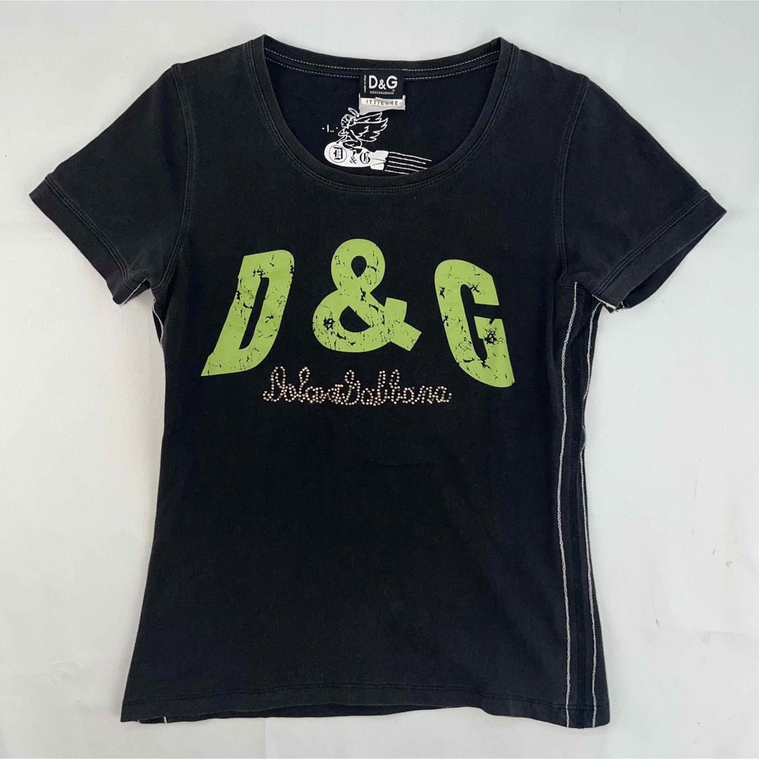 数量限定 【Du0026G】ディーu0026ジー RHINESTONE T-SHIRT トップス