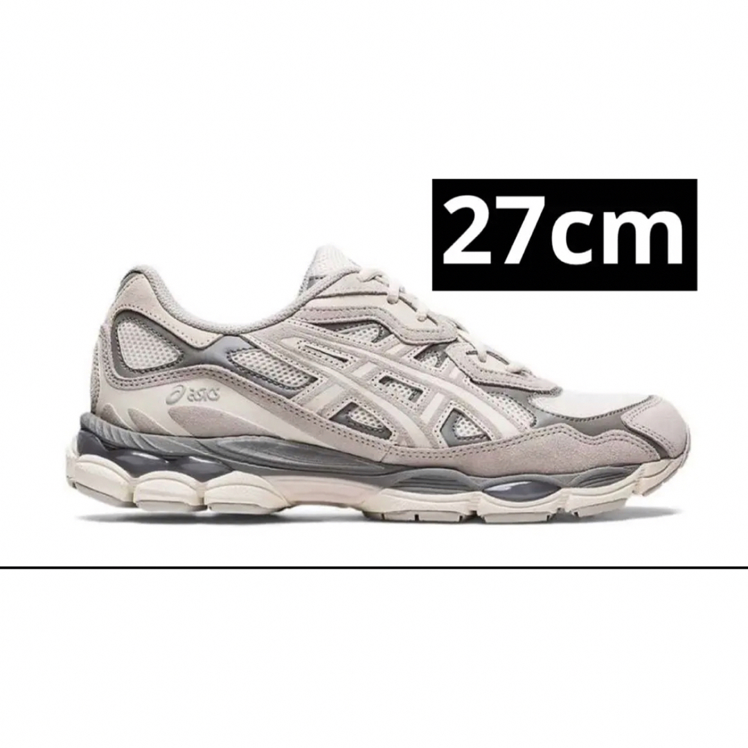 asics(アシックス)のasics GEL-NYC CREAM/OYSTER GREY 27.0cm メンズの靴/シューズ(スニーカー)の商品写真