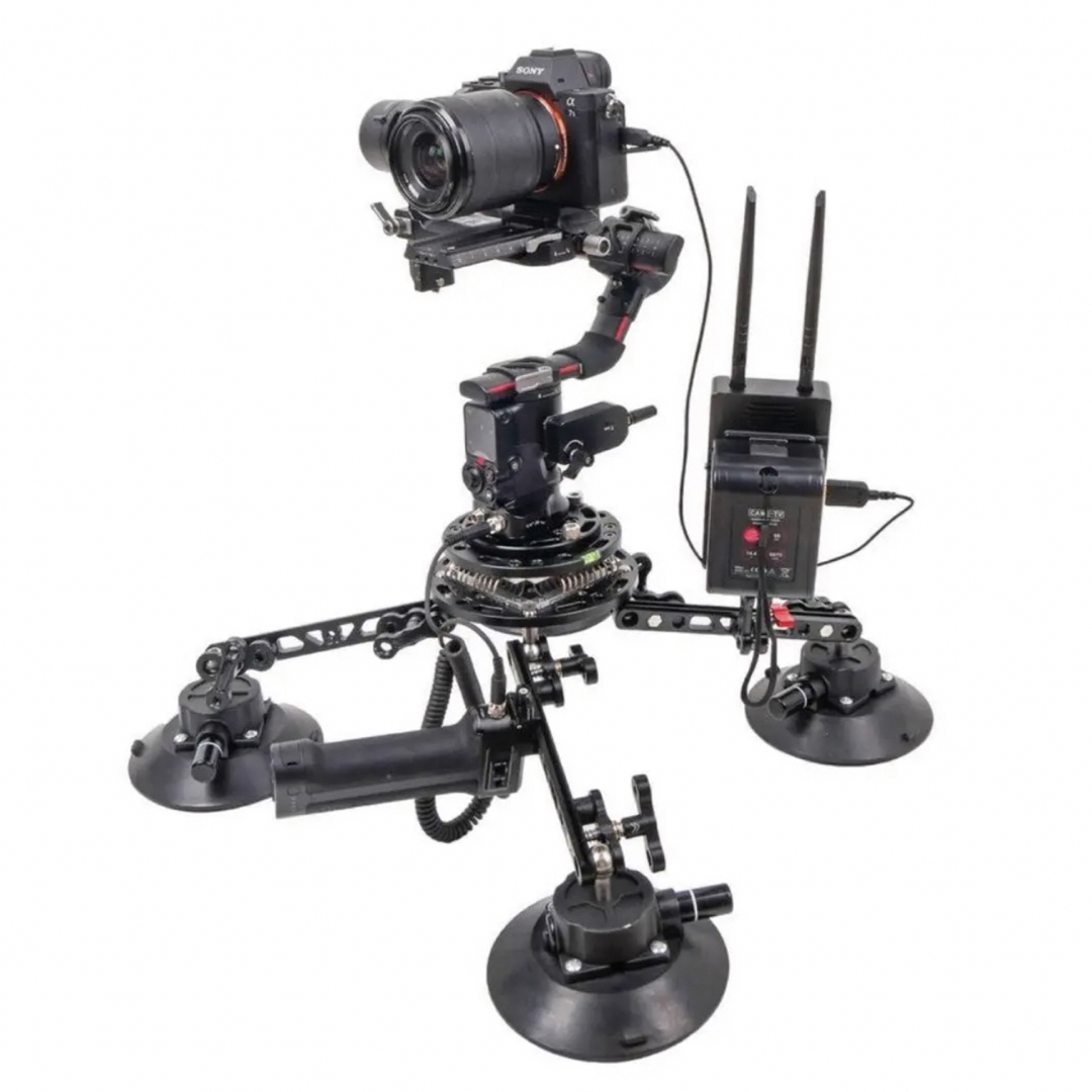 CAME-TV DJI RS2/RS3用 車撮影用サクションカップマウント