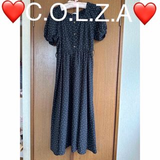 コルザ(COLZA)の❤️C.O.L.Z.A❤️ドット❤️ロングワンピース❤️(ロングワンピース/マキシワンピース)