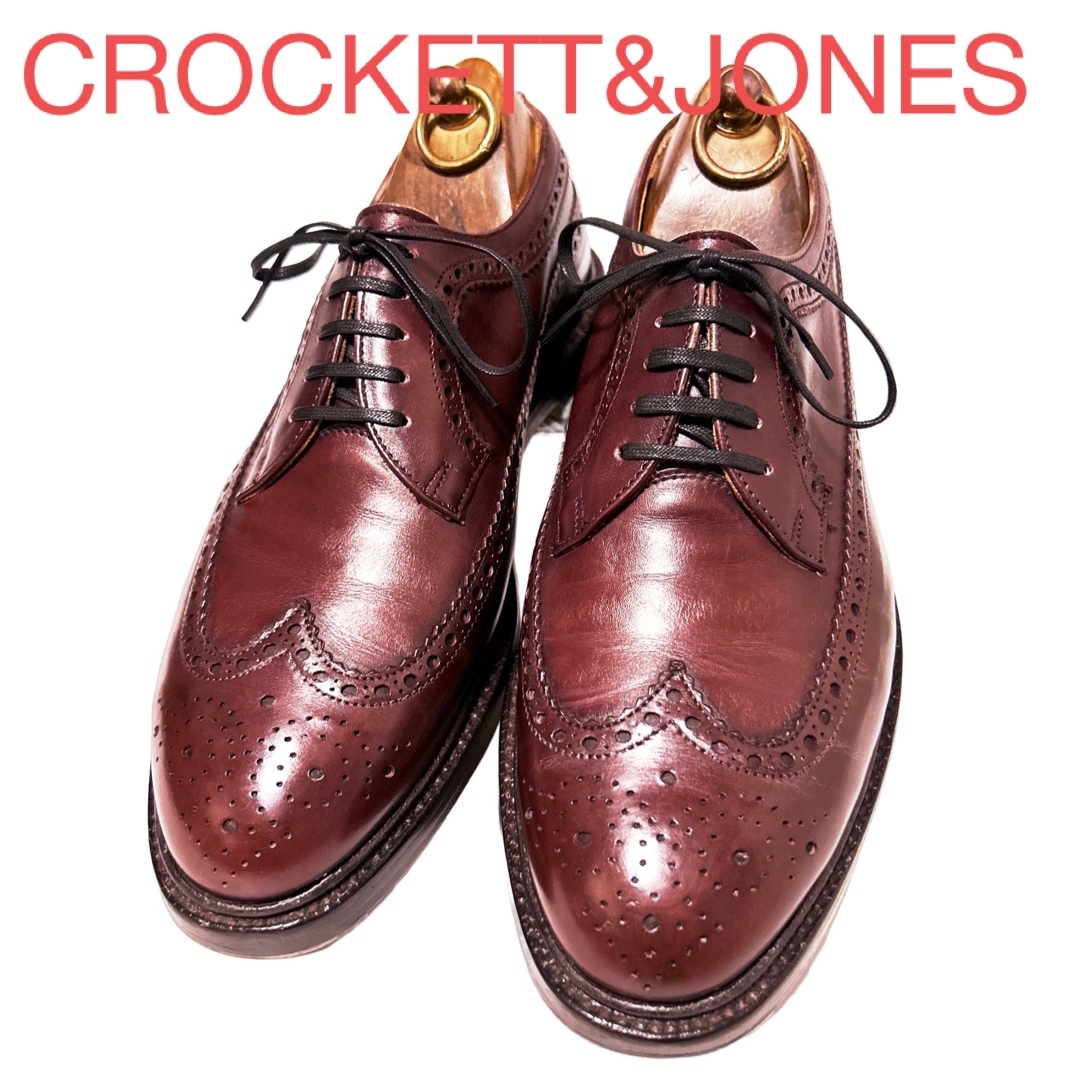 149.CROCKETT&JONES CHEVIOT2 ウィングチップ 7E