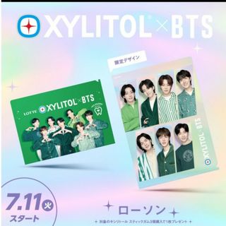 新品　送料込み　BTS クリアファイル 全2種1枚づつ　ローソン(アイドルグッズ)