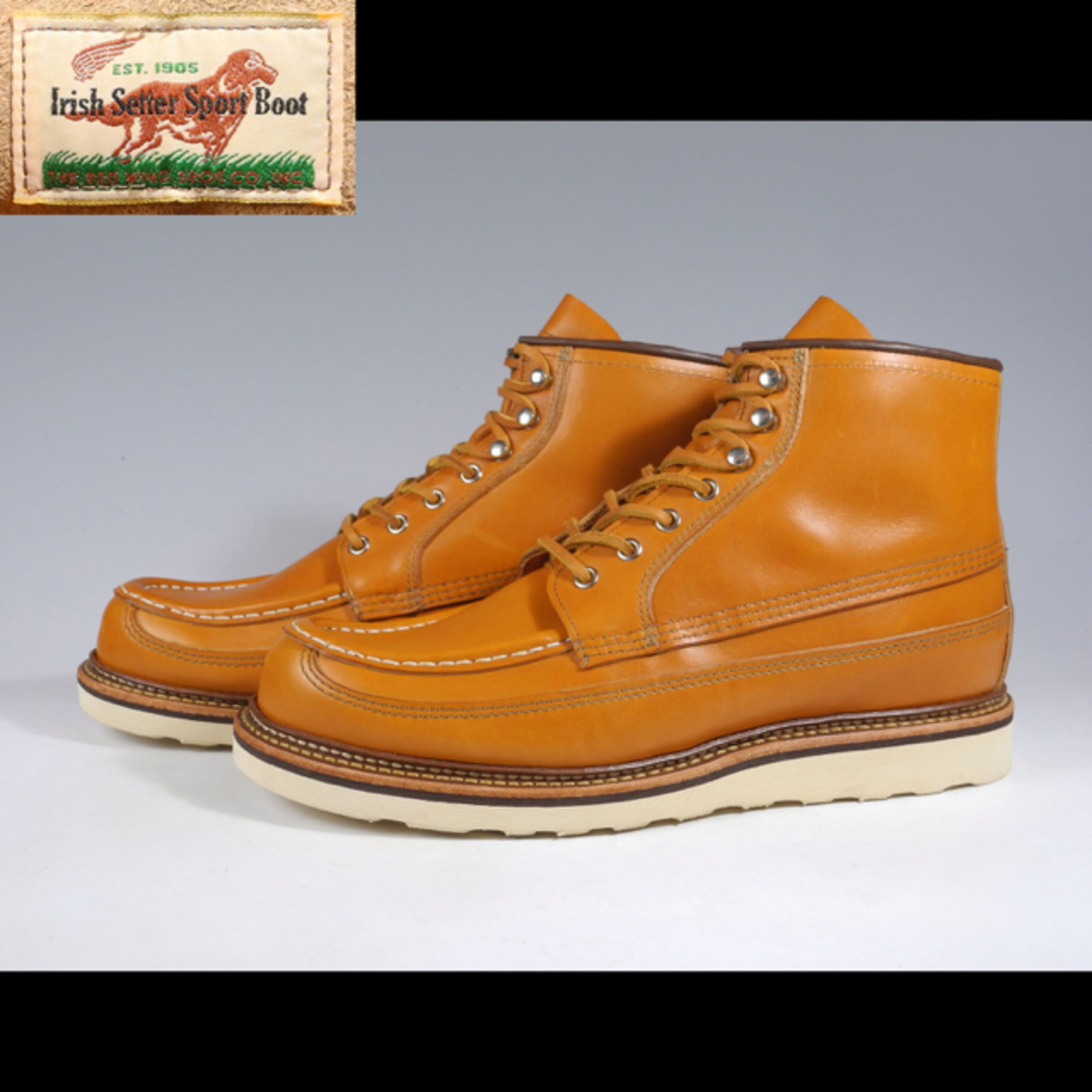 REDWING(レッドウィング)のカヌーモック9850ゴールドセッター犬タグ875 9875 9851 1953 メンズの靴/シューズ(ブーツ)の商品写真