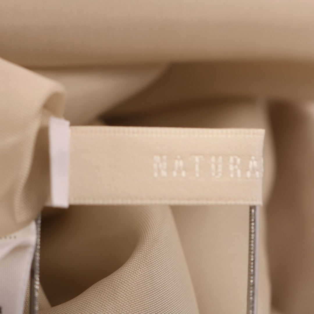 NATURAL BEAUTY(ナチュラルビューティー)のナチュラルビューティー プリーツスカート 膝丈 きれいめ シンプル ボトムス レディース 38サイズ ベージュ NATURAL BEAUTY レディースのスカート(その他)の商品写真