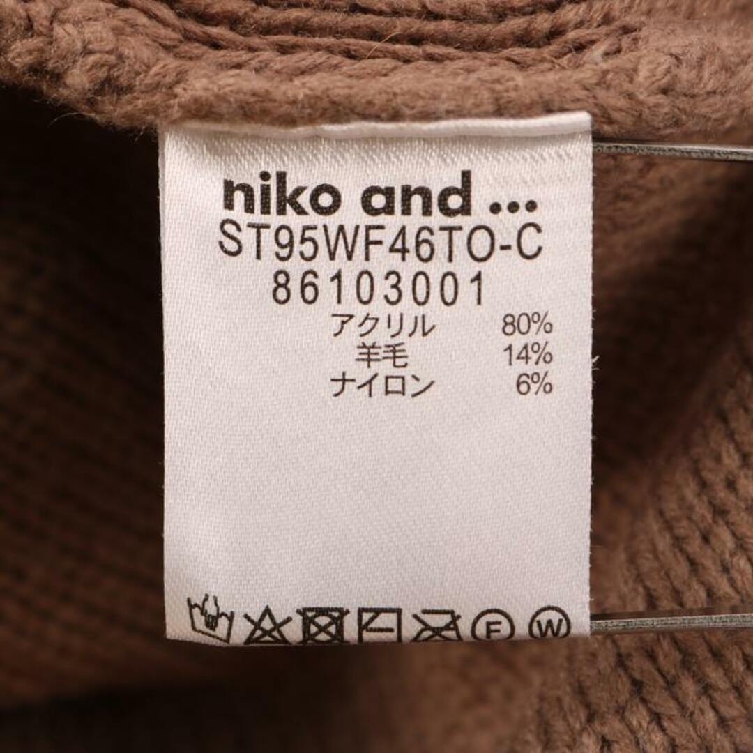 D220100 【最終】niko and... ノースリーブニット