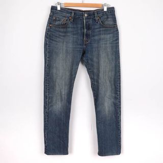 リーバイス(Levi's)のリーバイス デニムパンツ ジーンズ 501 ボタンフライ ダメージ ボトムス メンズ W27L32サイズ ブルー Levi's(ジャージ)