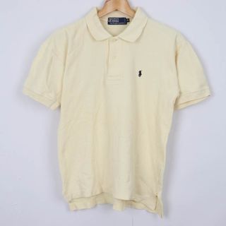 ポロラルフローレン(POLO RALPH LAUREN)のポロ・ラルフローレン ポロシャツ 半袖 ポニーロゴ シンプル 無地 トップス コットン100% メンズ Mサイズ イエロー POLO RALPH LAUREN(ポロシャツ)