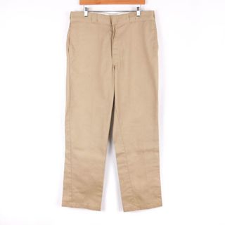 ディッキーズ(Dickies)のディッキーズ ワークパンツ チノパン 874 オリジナル ボトムス アメリカ古着 メンズ 36×34サイズ ベージュ Dickies(その他)