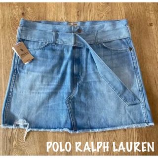 ポロラルフローレン(POLO RALPH LAUREN)のPOLO ラルフローレン　デニムスカート　スカート　米国購入　新品(ミニスカート)