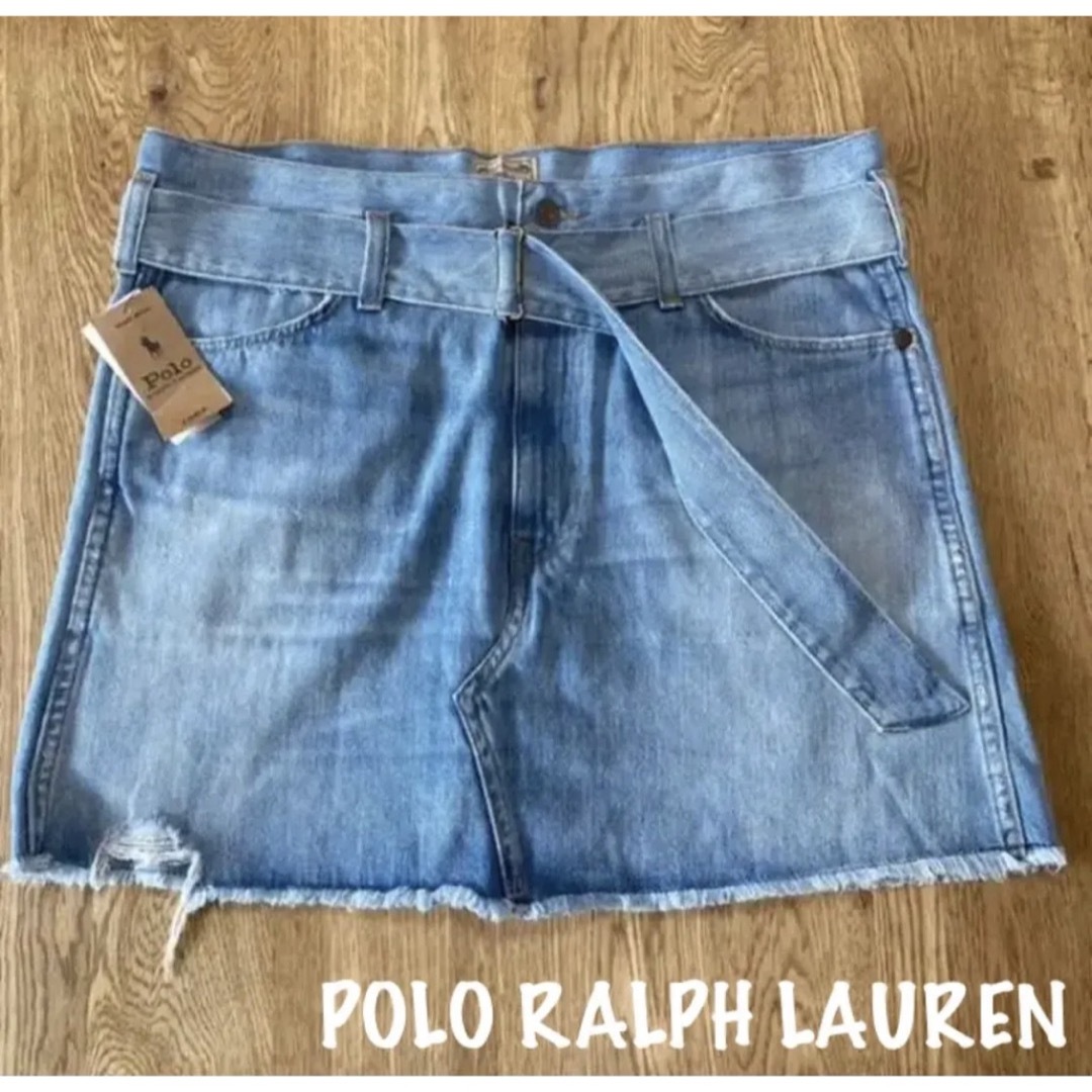 POLO RALPH LAUREN(ポロラルフローレン)のローレン　ラルフローレン　デニムスカート　スカート　米国購入　新品 レディースのスカート(ひざ丈スカート)の商品写真