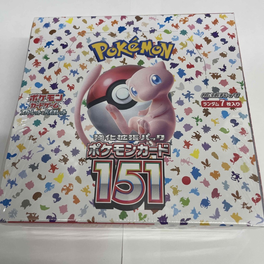 厳選された商品】 ポケモンカード 151 シュリンク付き Box/デッキ/パック