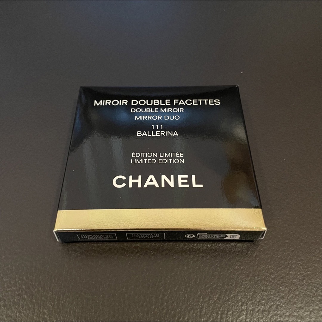 新品 CHANEL シャネル ミラー ドゥーブル　ファセット　バレリーナ 111