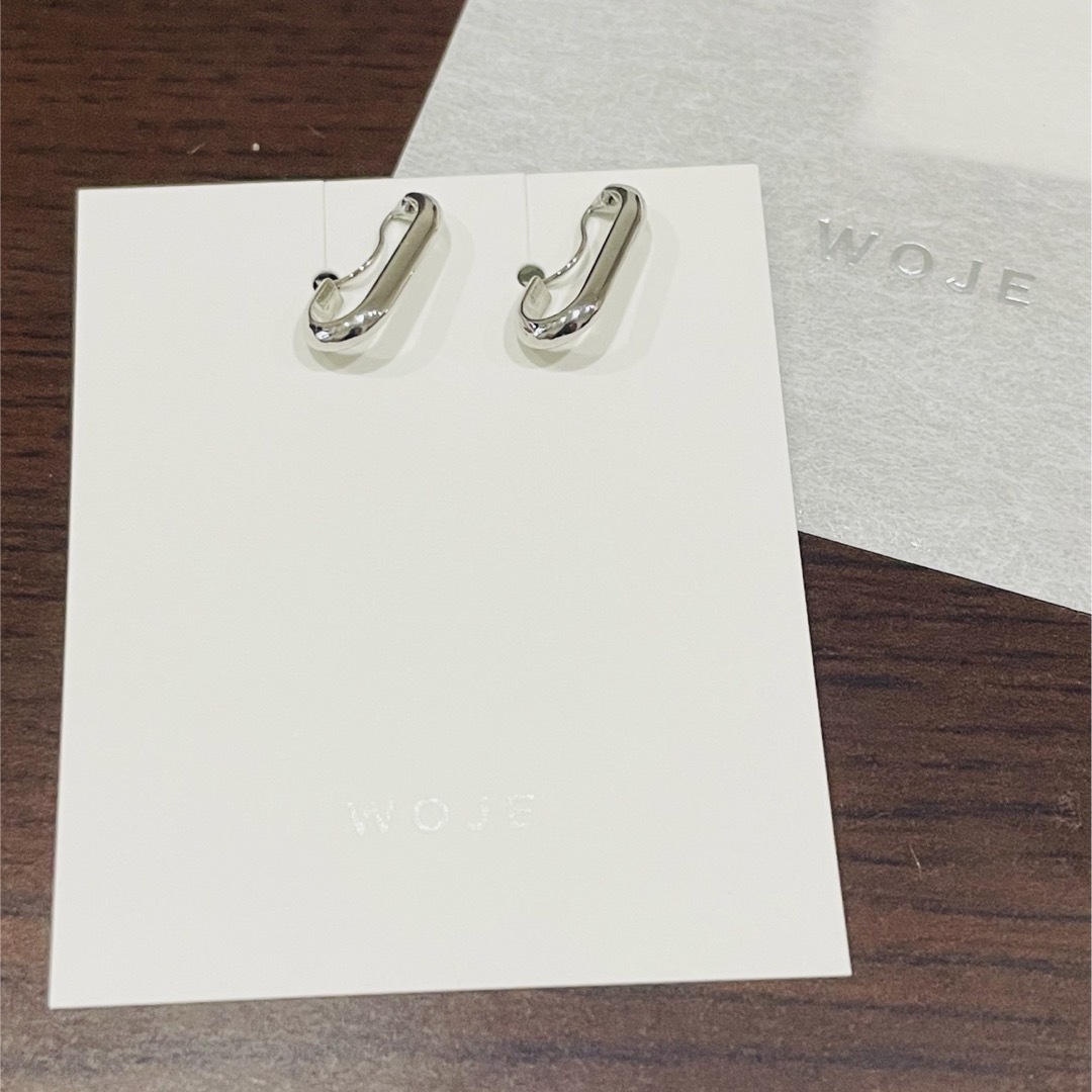 woje ヲジェ★イヤリング　ノンホールピアス　CODE コード　シルバー レディースのアクセサリー(イヤリング)の商品写真