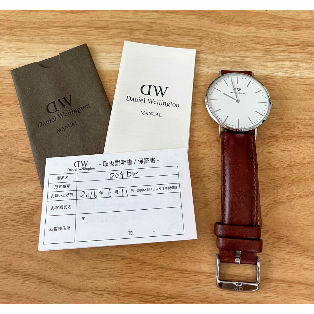 Daniel Wellington(ダニエルウェリントン)の電池交換不要！Daniel Wellington 腕時計 メンズの時計(腕時計(アナログ))の商品写真