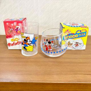 キリン(キリン)のキリンレモン　ディズニー　ゆらりんこグラス　おっとっとグラス　昭和レトロ(グラス/カップ)