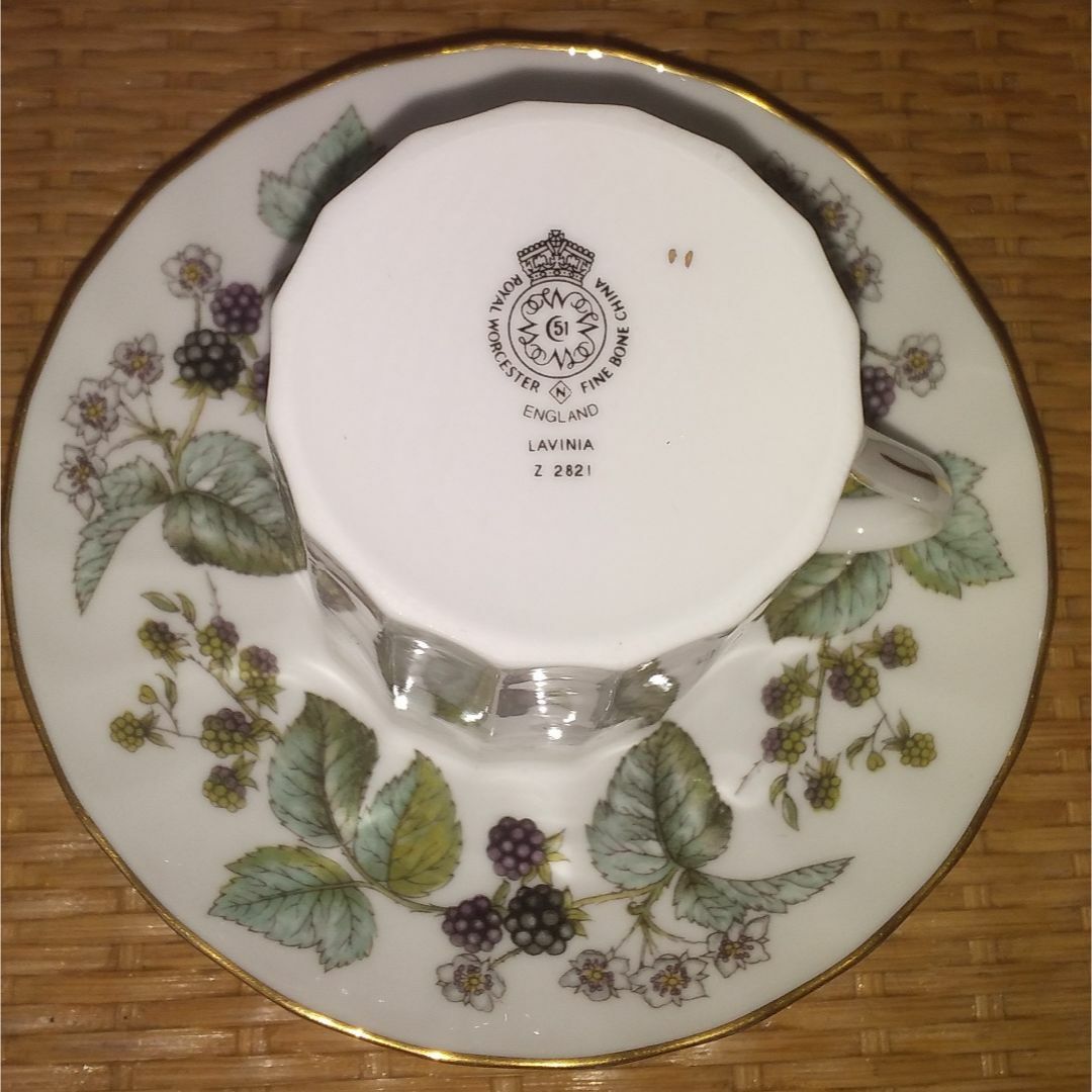 Royal Worcester - ロイヤルウースター カップ＆ソーサー（2客 ...