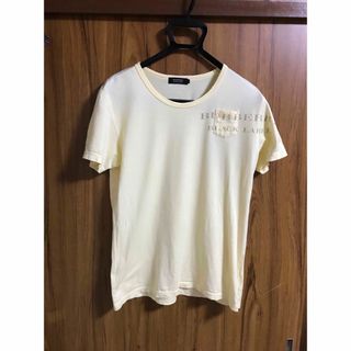 バーバリーブラックレーベル(BURBERRY BLACK LABEL)のBURBERRY バーバリーブラックレーベル 黄 Tシャツ イエロー 半袖(Tシャツ(半袖/袖なし))