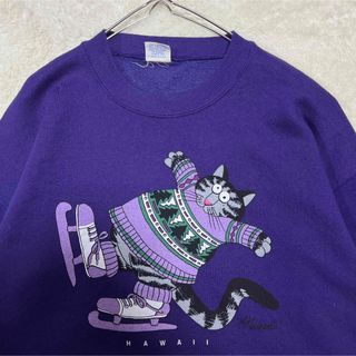 90s USA製 crazy shirts 　クリバンキャット メンズXL