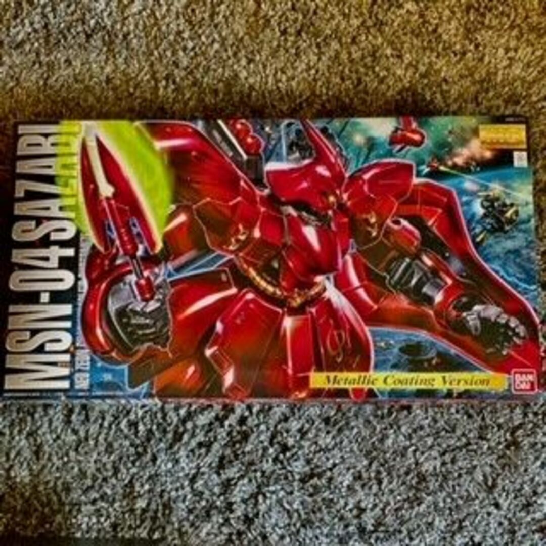 ガンプラ MG SAZABI サザビー メタリックコーティングバージョン-