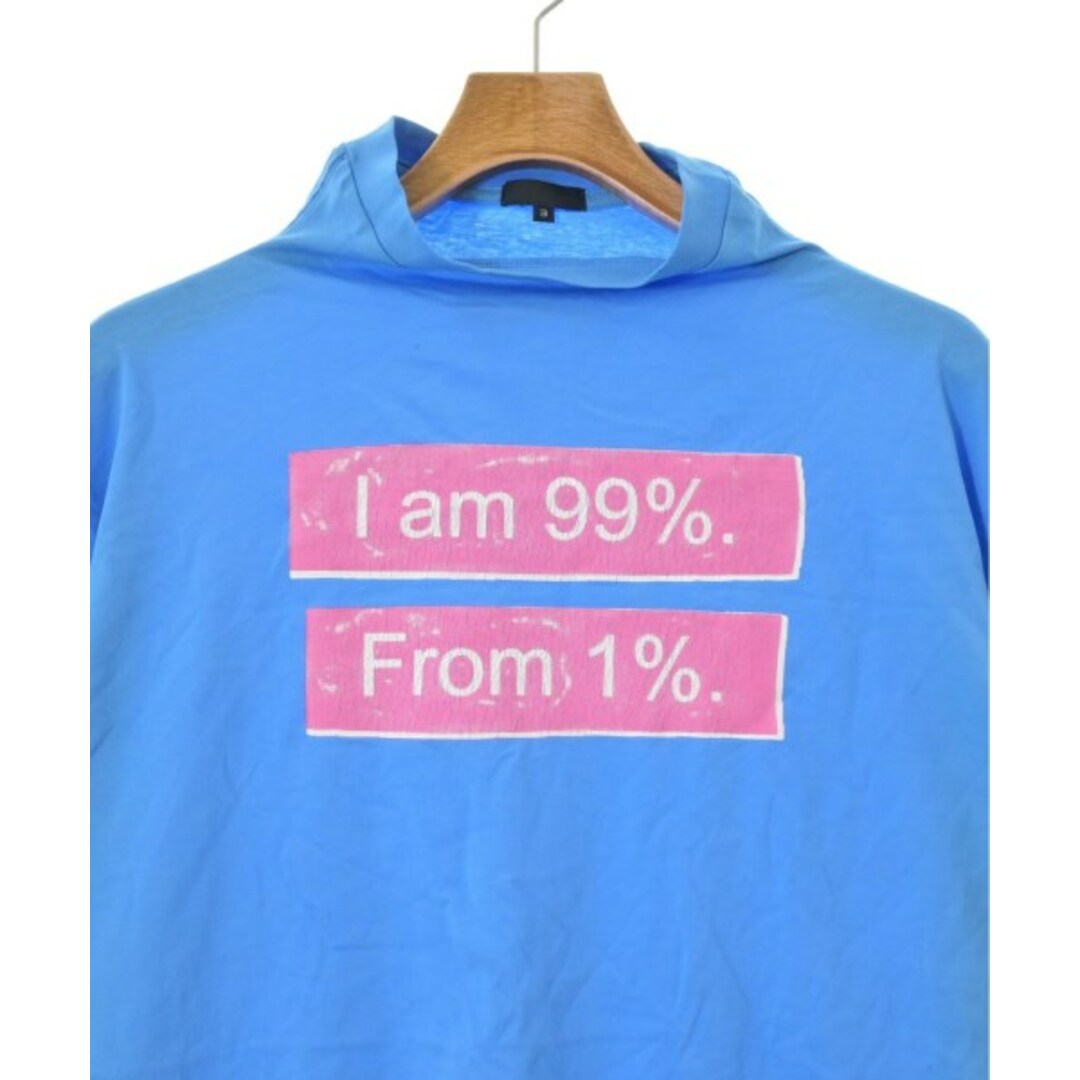 99%IS Tシャツ・カットソー 3(L位) 青系xピンクx白