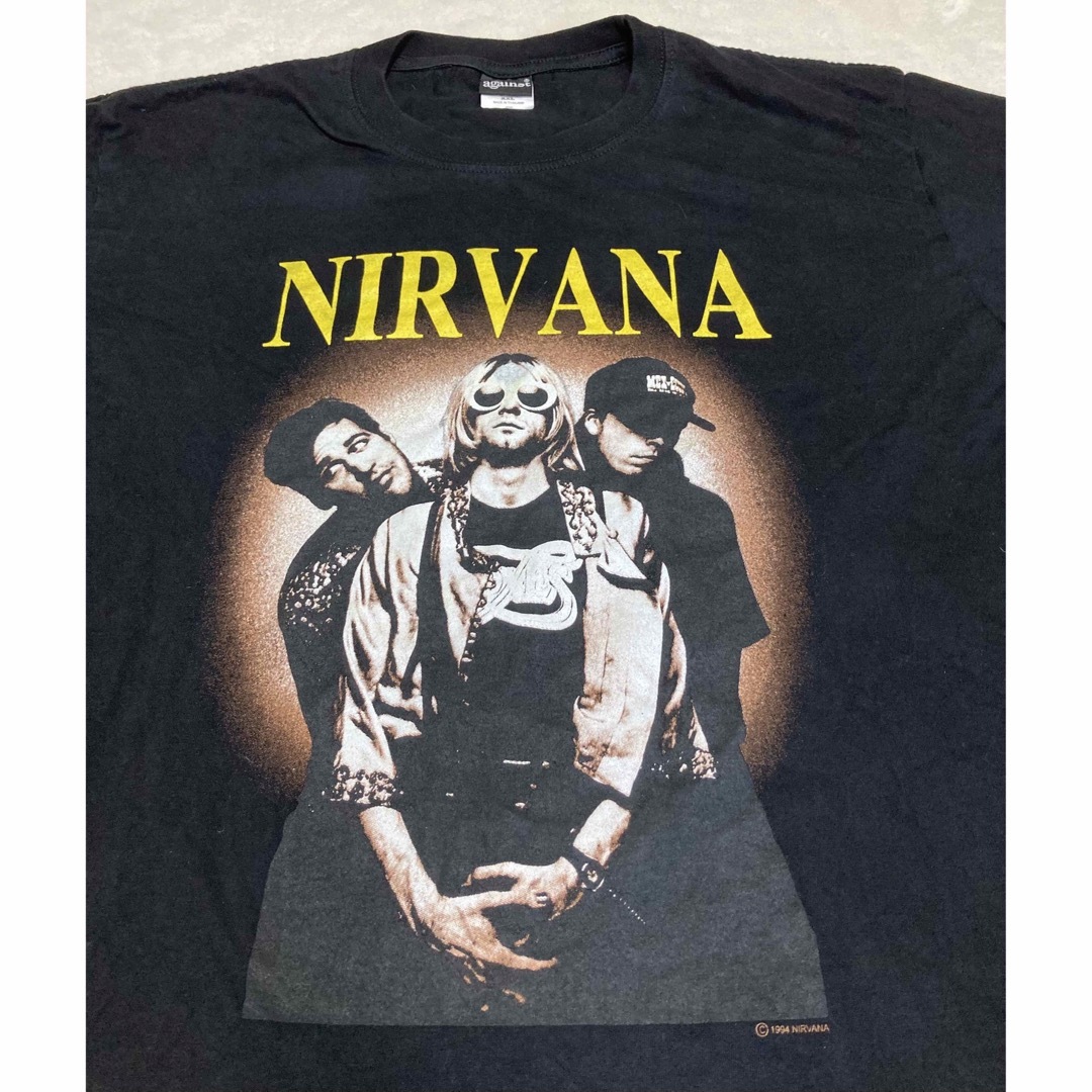 AGAINST(アゲインスト)のNIRVANA ニルヴァーナ 両面プリントTシャツ against XXLサイズ メンズのトップス(Tシャツ/カットソー(半袖/袖なし))の商品写真