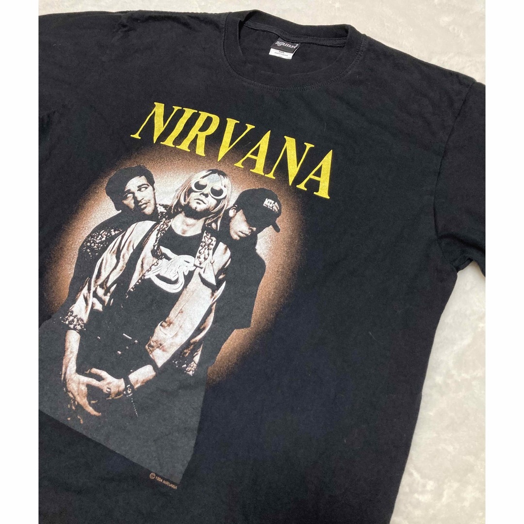 AGAINST(アゲインスト)のNIRVANA ニルヴァーナ 両面プリントTシャツ against XXLサイズ メンズのトップス(Tシャツ/カットソー(半袖/袖なし))の商品写真