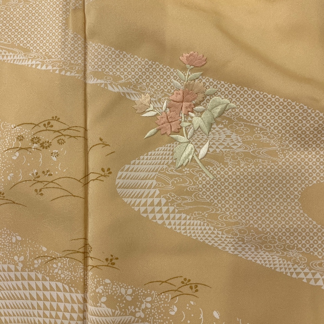 訪問着 秀品 身丈156cm 裄丈62cm 正絹 【中古】