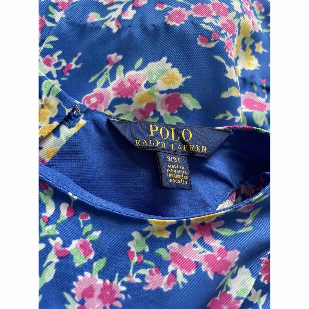 Ralph Lauren(ラルフローレン)の☆ラルフローレン☆女の子・花柄ワンピース　3T・100cm キッズ/ベビー/マタニティのキッズ服女の子用(90cm~)(ワンピース)の商品写真