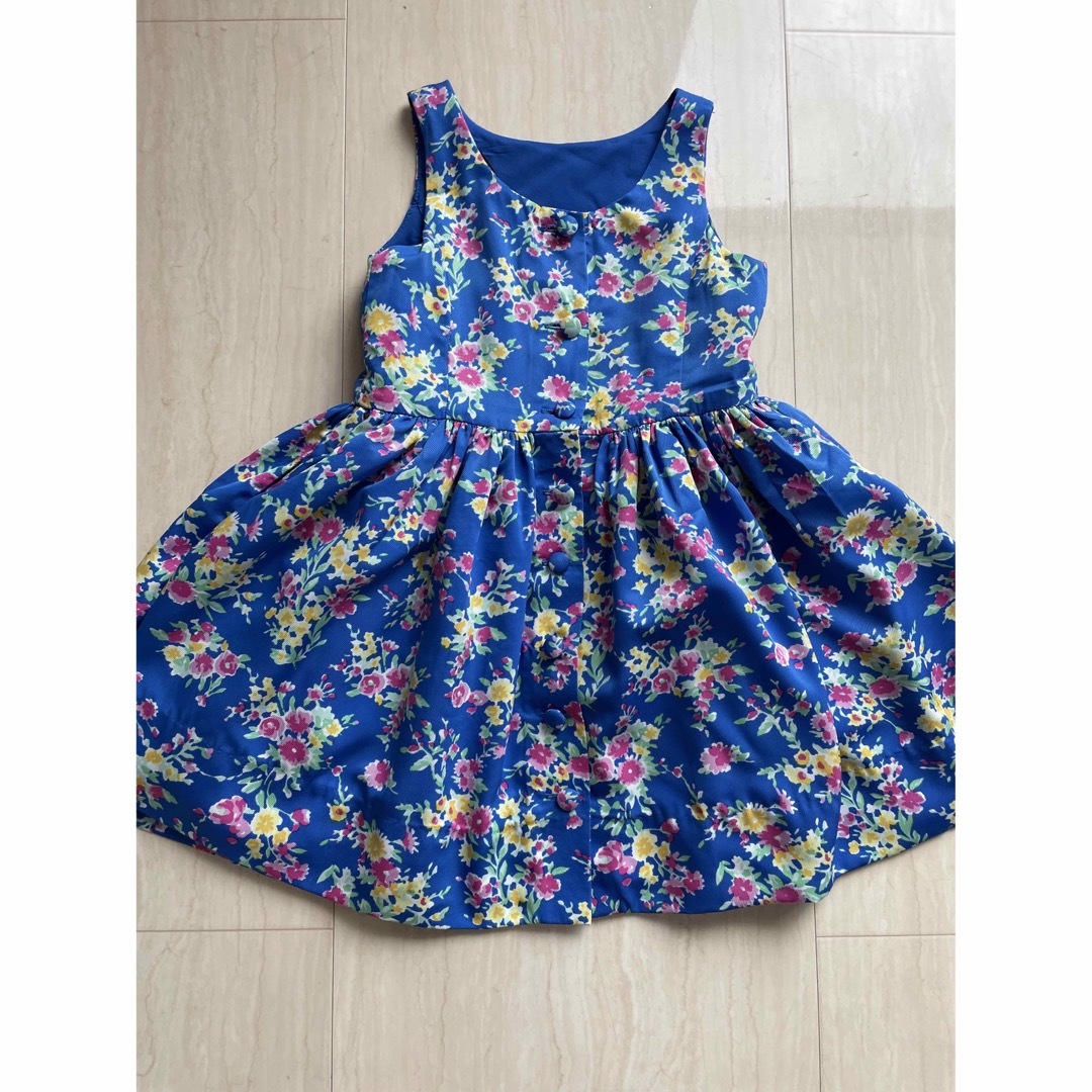 Ralph Lauren(ラルフローレン)の☆ラルフローレン☆女の子・花柄ワンピース　3T・100cm キッズ/ベビー/マタニティのキッズ服女の子用(90cm~)(ワンピース)の商品写真