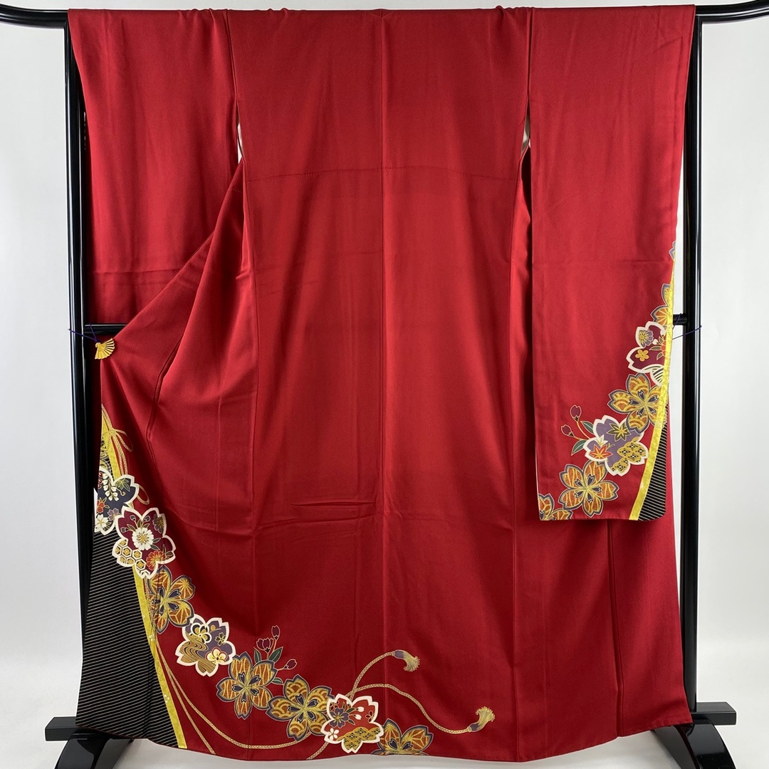 振袖 美品 名品 身丈164cm 裄丈68cm 正絹 - 着物