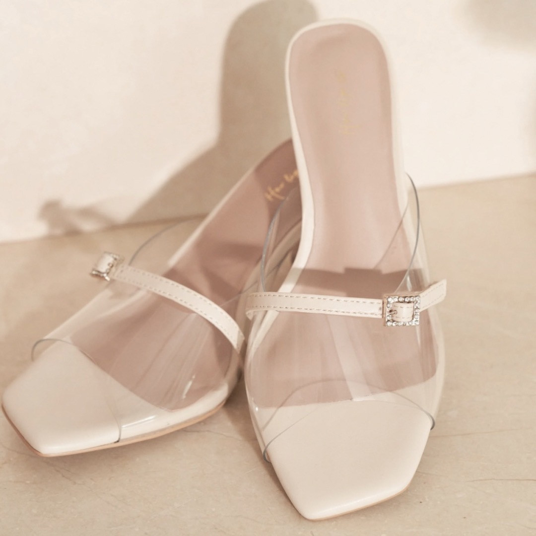 Dolly Crystal TPU Mules herlipto ミュール