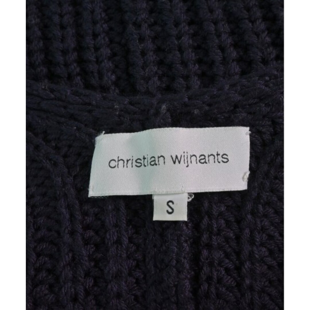 christian wijnants カーディガン S 紺 【古着】【中古】の通販 by