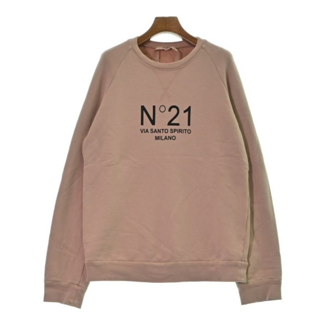 N゚ 21 ヌメロヴェントゥーノ スウェット 42(M位) ベージュ 【古着