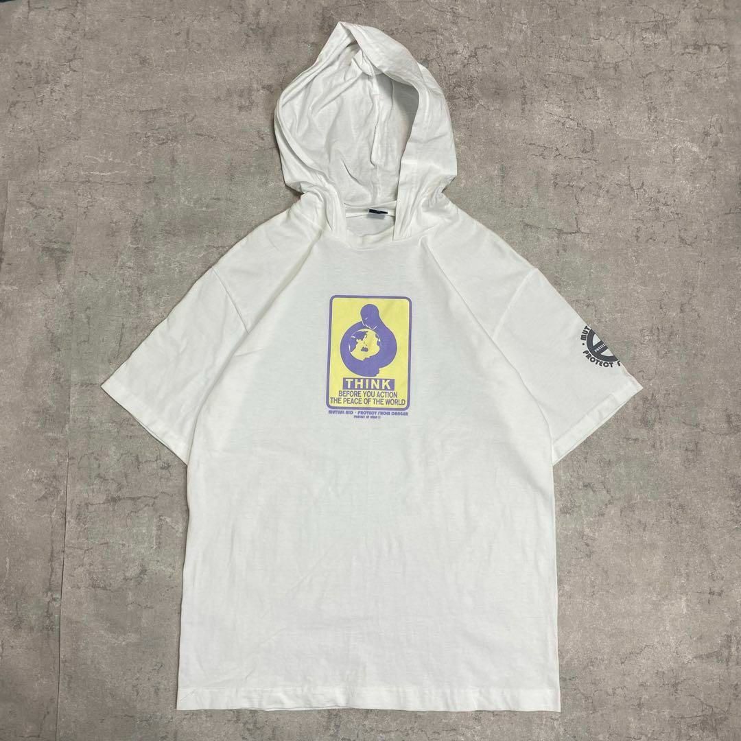 USA製 90s ヴィンテージ フーディTシャツ protect of wrap 1