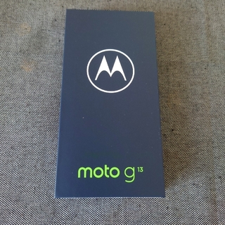 モトローラ(Motorola)の【新品未開封】moto g13  COLOR:マットチャコール(スマートフォン本体)