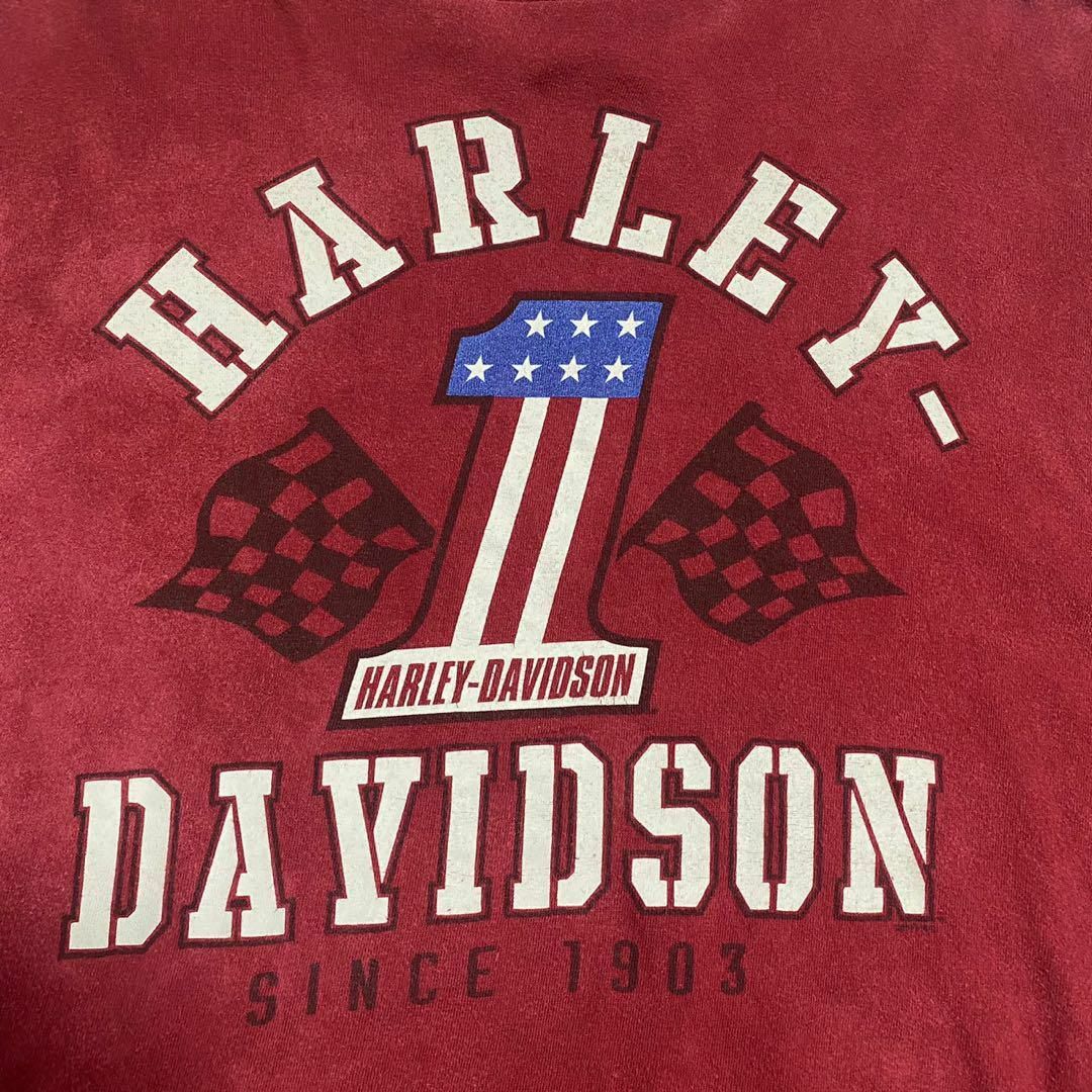 Harley Davidson - HarleyDavidson ハーレーダビッドソン 袖プリント