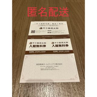 甲子園歴史館　入館無料券　2名様分　2枚(美術館/博物館)