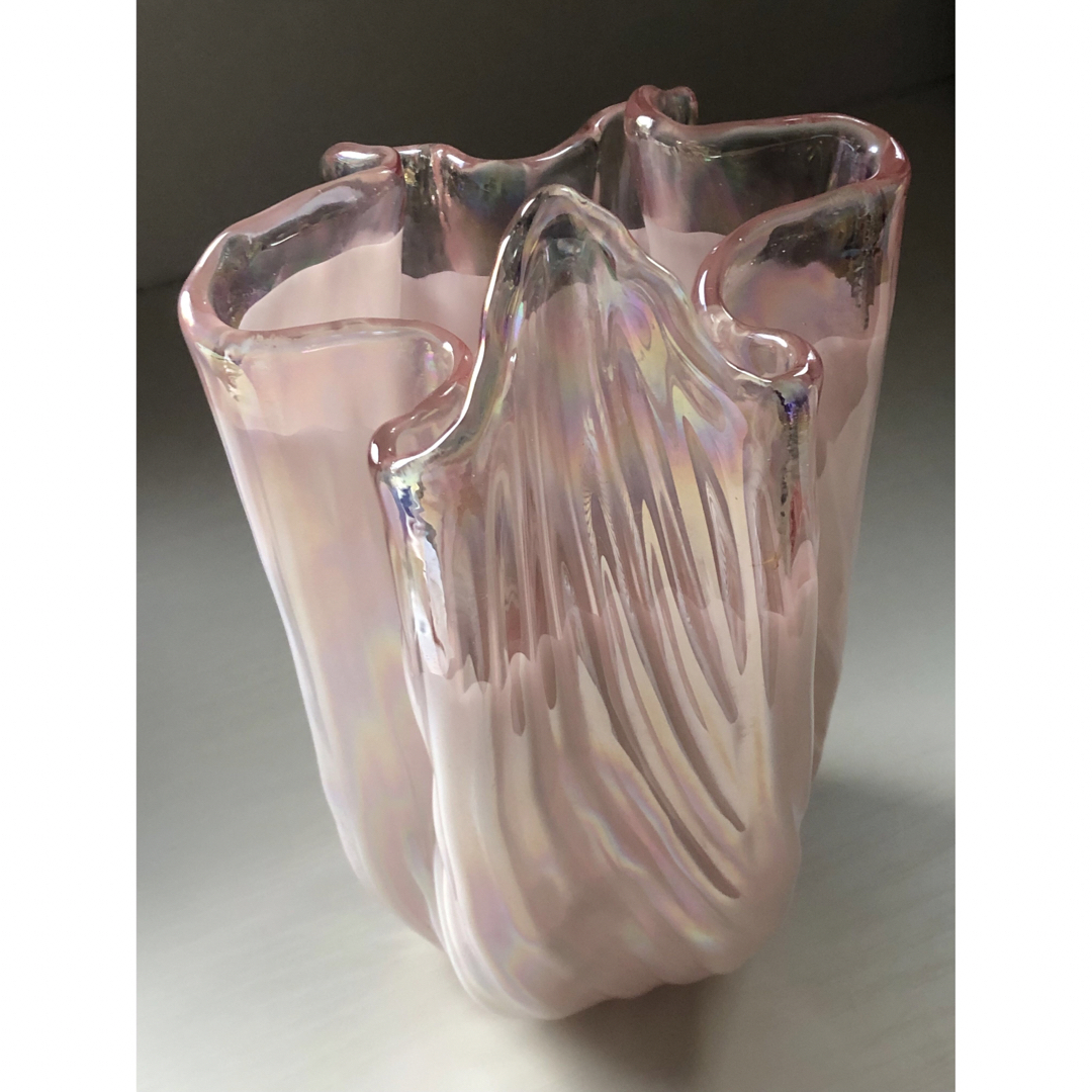 カワイイ♪ピンクフリル花瓶✨ - 花瓶・フラワースタンド
