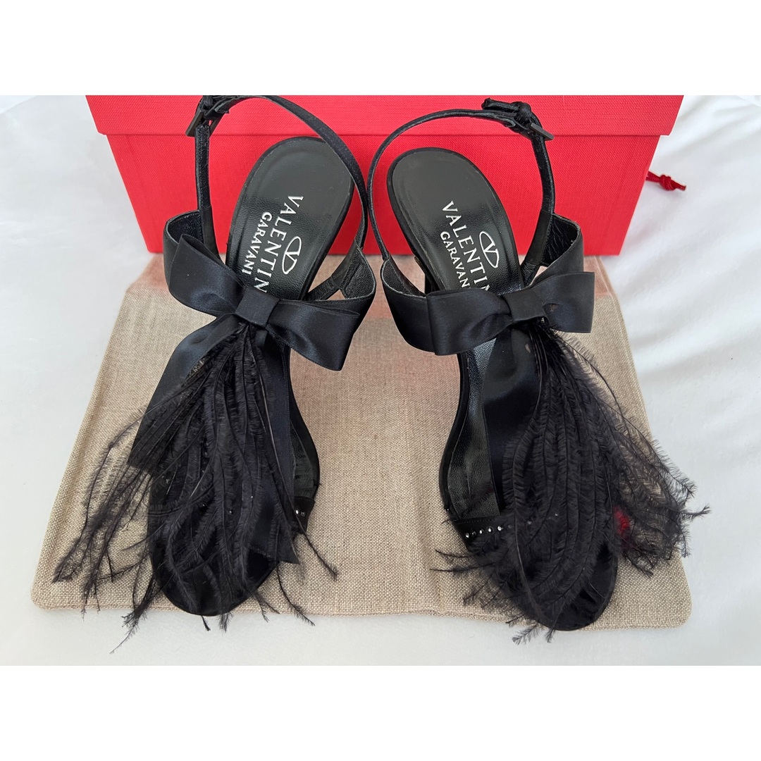 VALENTINO ヴァレンティノ リボンサンダル パンプス パーティー レア | フリマアプリ ラクマ